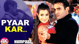 Pyaar Kar Ikrar Kar  4K Video  Bobby Deol Amisha Patel amp Akshaye Khanna  Humraaz  Hindi Songs [upl. by Ester591]