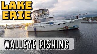 LAKE ERIE  Fishing Charter for Walleye [upl. by Nawram768]