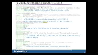 Teradata ODBC configuration [upl. by Thenna]