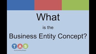 What is the Business Entity Concept [upl. by Ade312]