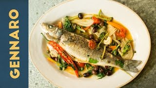 Poached Seabass  Gennaro Contaldo [upl. by Madelon]