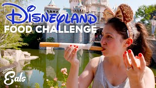 Ultimate Disneyland Food Challenge Trying All Of The Disney Treats [upl. by Paquito597]