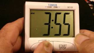 DC101 Timer Clock Adjustment [upl. by Bertero]