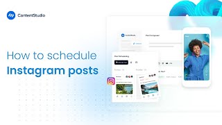 How to schedule Instagram posts [upl. by Yadrahc]