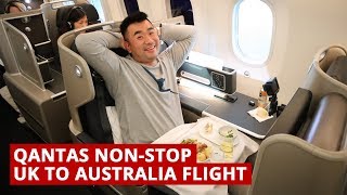 QANTAS B787 NONSTOP UK to AUSTRALIA Flight [upl. by Redford973]