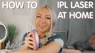 HOW TO  IPL LASER HAIR REMOVAL AT HOME  ROSESKINCO X TIFFANY COOLEY [upl. by Aliled137]