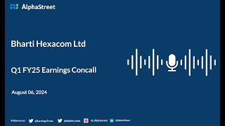 Bharti Hexacom Ltd Q1 FY202425 Earnings Conference Call [upl. by Cathi]