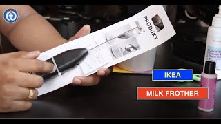 IKEA MILK FROTHER Review amp Battery Installation [upl. by Apoor]