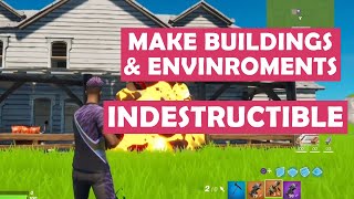 How to Make Buildings Indestructible in Fortnite Creative [upl. by Aniluj199]