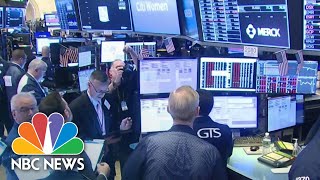 Stock Trading Halted After Markets Plunge At Market Open  NBC News [upl. by Inafets]