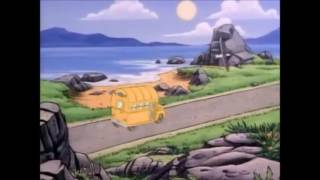 Train hits the magic school bus [upl. by Nema382]