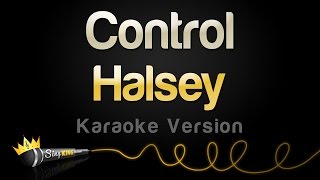 Halsey  Control Karaoke Version [upl. by Tada]