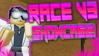 ALL RACE V3 AWAKENING SHOWCASE  BLOX PIECE UPDATE 8  ROBLOX  RACE PROGRESSION SKILLS [upl. by Sotnas912]