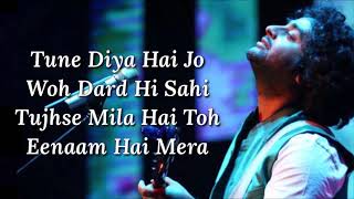 Ae Dil Hai Mushkil Title Song Lyrics  Arijit Singh  Amitabh Bhattacharya  Pritam [upl. by Westley240]