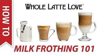 Milk Frothing for Beginners [upl. by Cobb]