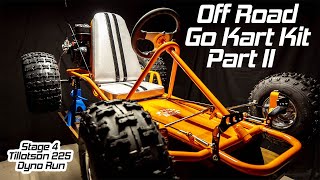 Off Road Vintage Go Kart Kit Build  Part 2 [upl. by Ettelocin]