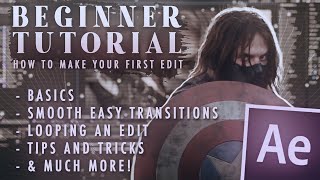 how to make your first edit  after effects beginner tutorial [upl. by Benis682]