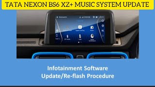 2023 Tata Nexon XZ Music system Latest Software update Ver R1525 at home nexon [upl. by Eniron]