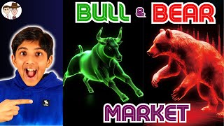 What are a Bull amp Bear Market A Simple Explanation for Kids and Beginners [upl. by Merp8]