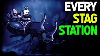 Every Stag Station in Hollow Knight  Detailed Guide [upl. by Hawk]