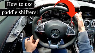 How to use Paddle Shifters SIMPLE and EASY [upl. by Ahsemal956]