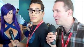 Crashing Kassem Gs interview with Jessica Nigri [upl. by Ynavoeg]