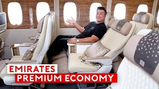 Emirates New Premium Economy and Upgraded Cabin on A380 [upl. by Fillander]