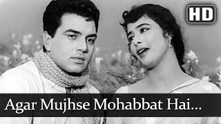 Agar Mujhse Mohabbat Hai HD  Aap Ki Parchhaiyan Song  Dharmendra  Supriya Choudhury [upl. by Annawahs486]