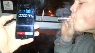 16 Seconds Worlds fastest cigarette smoked [upl. by Jennee806]