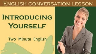 Introducing Yourself  How to Introduce Yourself In English [upl. by Amyaj]