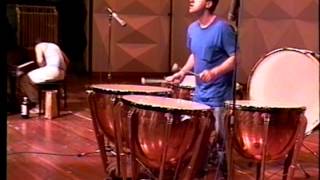 Sam Phillips Playing Big Kettle Drums at Cleveland State University Cleveland 1991 [upl. by Ened]