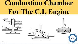 Combustion chamber For The C I Engine [upl. by Aihsram]