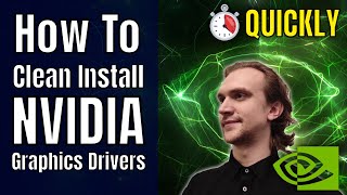 How to clean install NVIDIA graphics drivers  2025 Working [upl. by Adnilav669]