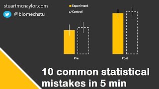 Ten Statistical Mistakes in 5 Min [upl. by Thordia]