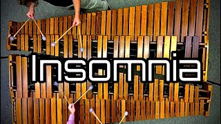 Insomnia  Marimba Duet [upl. by Rutra]