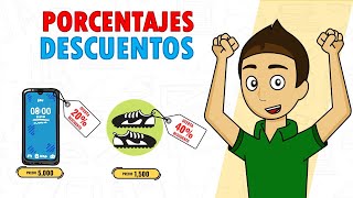 COMO CALCULAR DESCUENTOS  Ofertas Super facil  Para principiantes [upl. by Seena82]