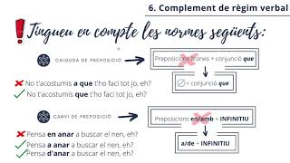 Funcions sintàctiques i pronominalització 6 Complement de règim verbal [upl. by Sirapal]