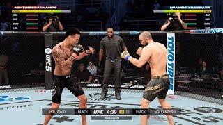 Max Holloway vs Alex Volkanovski 2 [upl. by Murtha212]