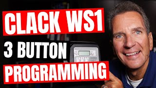 How to SET TIME and PROGRAM CLACK WS1 3 button Valve [upl. by Ambrogio833]