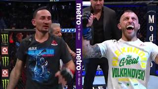 UFC 245 Alexander Volkanovski amp Max Holloway Octagon Interview [upl. by Grosberg]