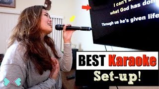 Singing Hack Karaoke Setup for Singers [upl. by Brina]