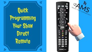 Programming Your Shaw remote [upl. by Sophie]