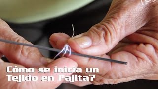 Cómo se inicia un Tejido en Pajita [upl. by Eciram]