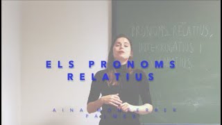 Pronoms relatius 1 de 4 vídeos sobre pronoms [upl. by Minoru]