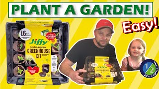 Starting Seeds Indoors  Jiffy Greenhouse Kit Review [upl. by Polad799]