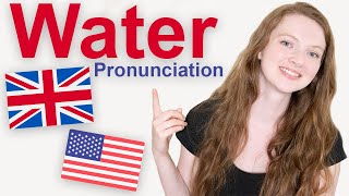 How to Pronounce quotWaterquot in British English and American English [upl. by Silin]