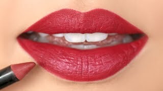 HOW TO Apply Lip Liner For Beginners  chiutips [upl. by Wil]