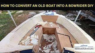 Boat conversion into Bowrider [upl. by Jaela]