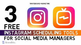 3 Best FREE Instagram Scheduler App  Tools to Schedule IGTV Posts amp Stories [upl. by Trinidad529]