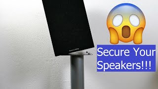 Securing Speakers to their Stands Budget TIP [upl. by Gayla]